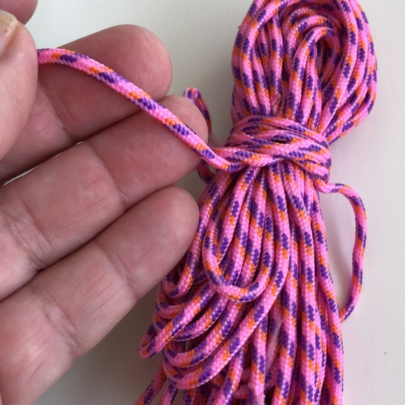 5/$10  9 YARDS 2MM Paracord Parachute Cord PINK PURPLE ORANGE - Picture 3 of 4